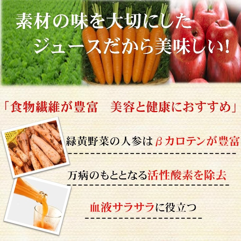 信州浅間ファーム　信州産原料100％使用　ジュース4本セット