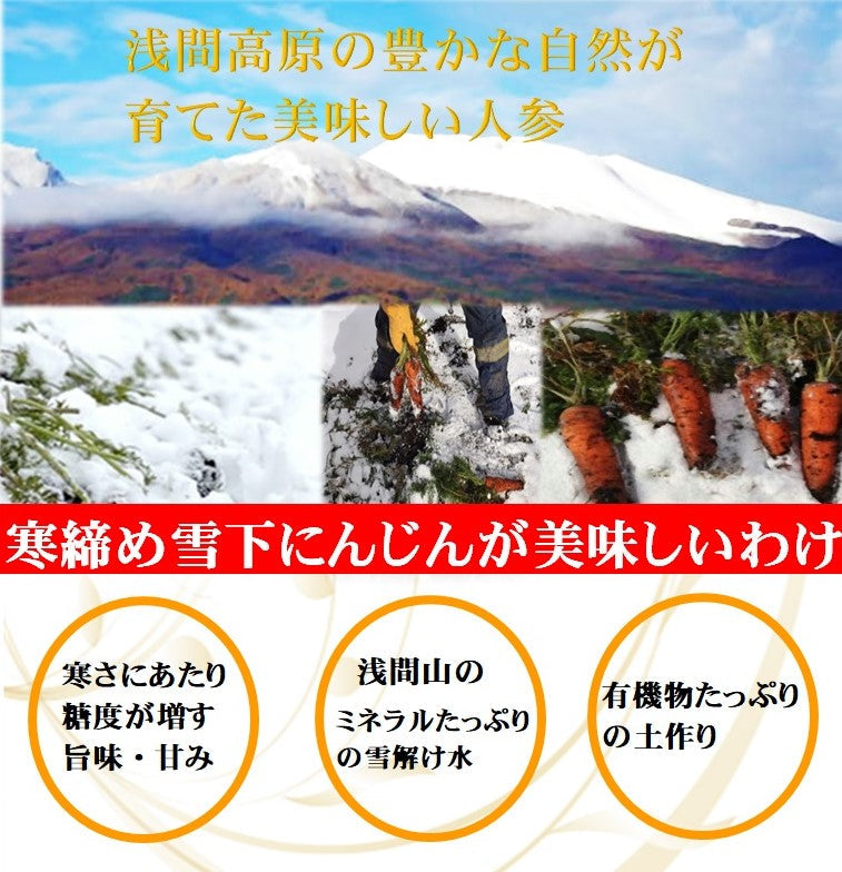 信州浅間ファーム　信州産原料100％使用　お名入れ　ジュース2本セット